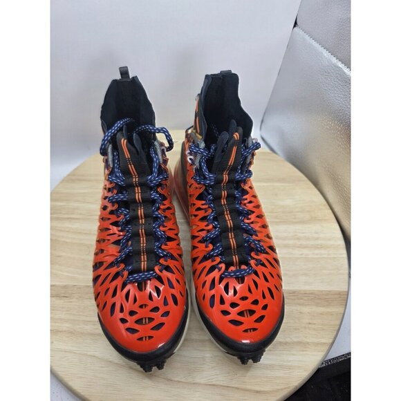 Nike Air Max 270 Orange Blue Black BQ1918-400 Size 7 Women / Men Size 5 - Picture 4 of 7